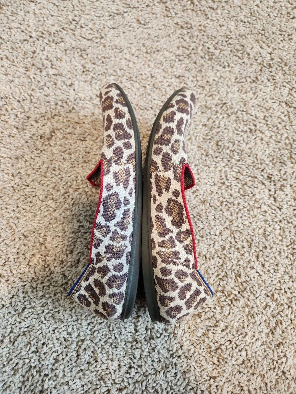 Rothy’s Mocha Spot The Loafer Flats Women’s Size 8